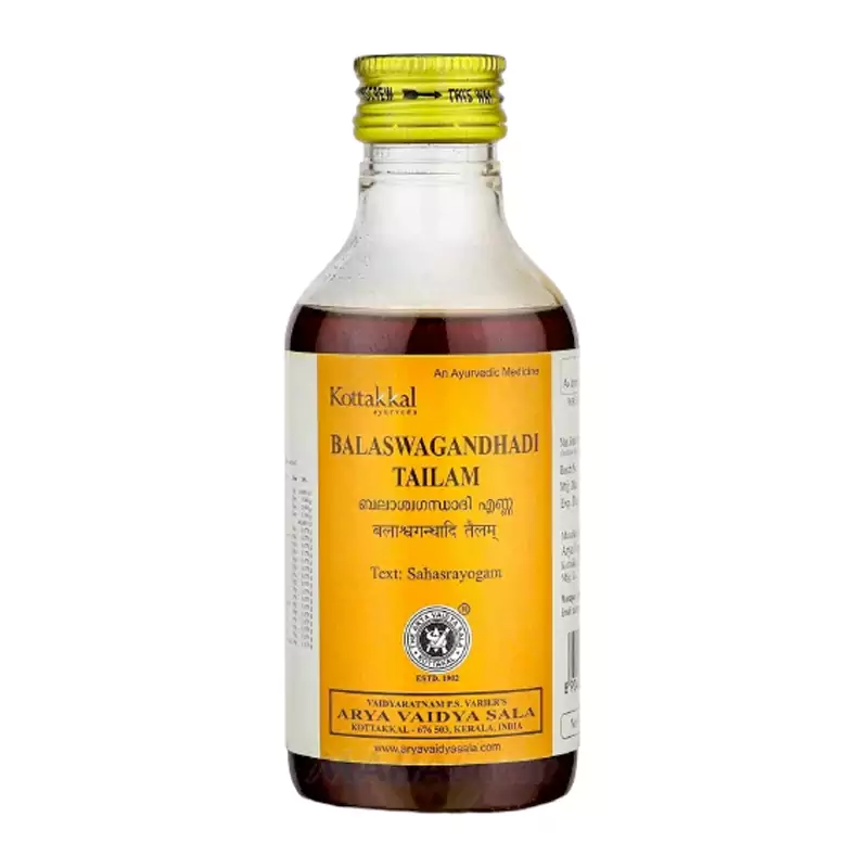 Kottakkal Arya Vaidyasala Balaswagandhadi Tailam, 200 ml-1.webp